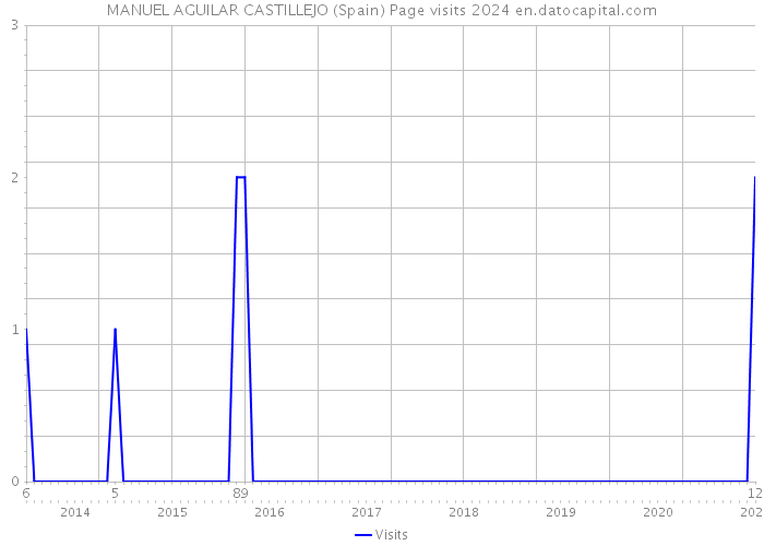 MANUEL AGUILAR CASTILLEJO (Spain) Page visits 2024 