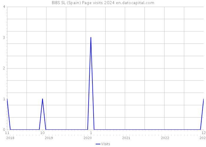 BIBS SL (Spain) Page visits 2024 
