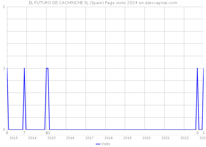 EL FUTURO DE CACHINCHE SL (Spain) Page visits 2024 