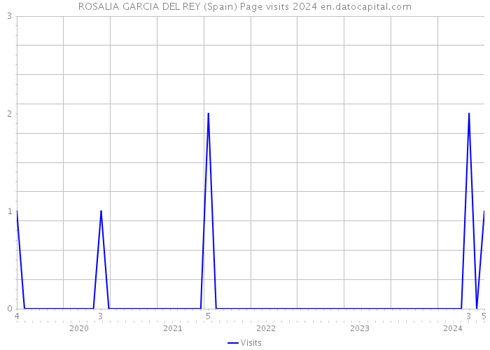 ROSALIA GARCIA DEL REY (Spain) Page visits 2024 