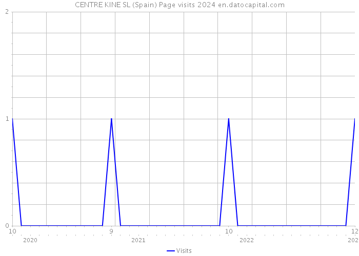 CENTRE KINE SL (Spain) Page visits 2024 