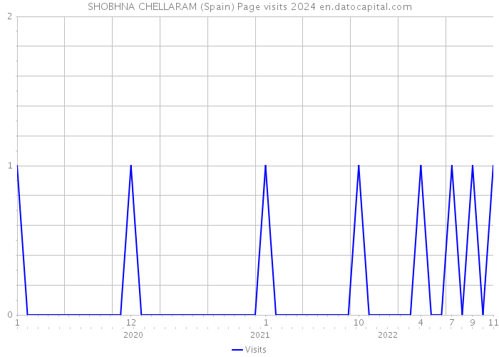 SHOBHNA CHELLARAM (Spain) Page visits 2024 