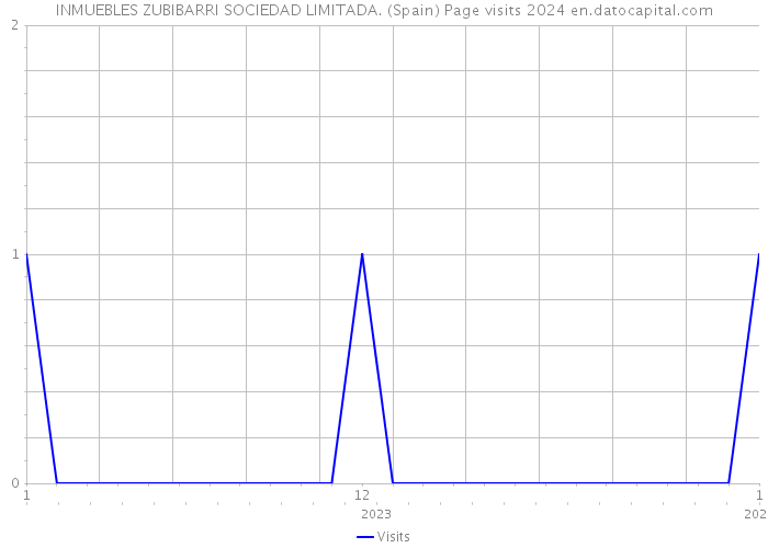 INMUEBLES ZUBIBARRI SOCIEDAD LIMITADA. (Spain) Page visits 2024 