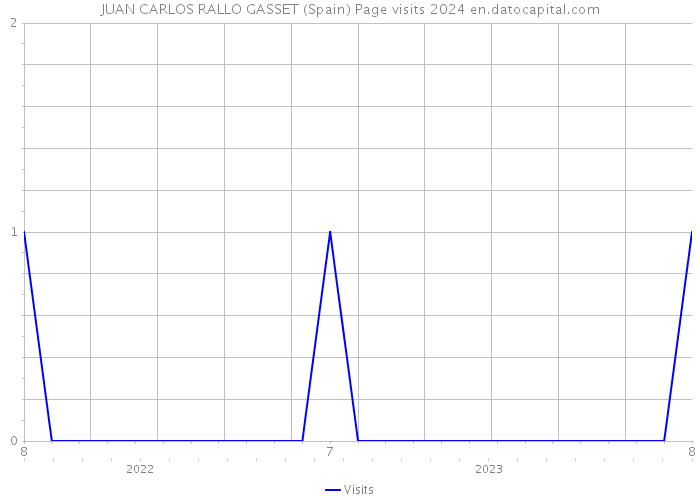 JUAN CARLOS RALLO GASSET (Spain) Page visits 2024 