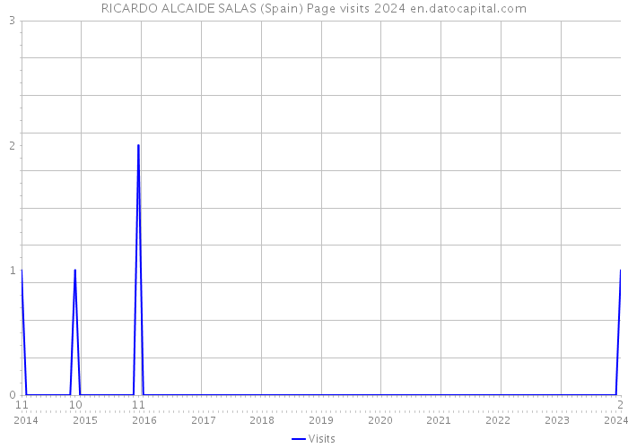 RICARDO ALCAIDE SALAS (Spain) Page visits 2024 