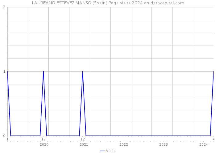 LAUREANO ESTEVEZ MANSO (Spain) Page visits 2024 