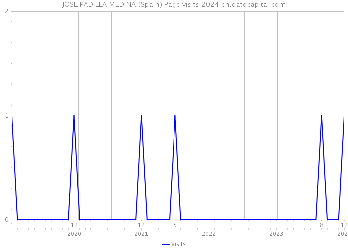 JOSE PADILLA MEDINA (Spain) Page visits 2024 