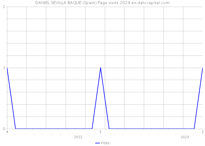 DANIEL SEVILLA BAQUE (Spain) Page visits 2024 