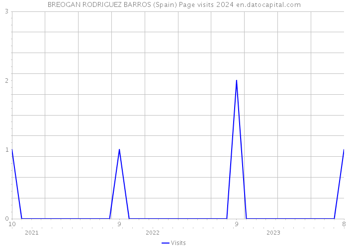 BREOGAN RODRIGUEZ BARROS (Spain) Page visits 2024 