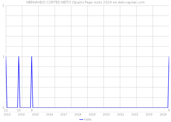 HERNANDO CORTES NIETO (Spain) Page visits 2024 