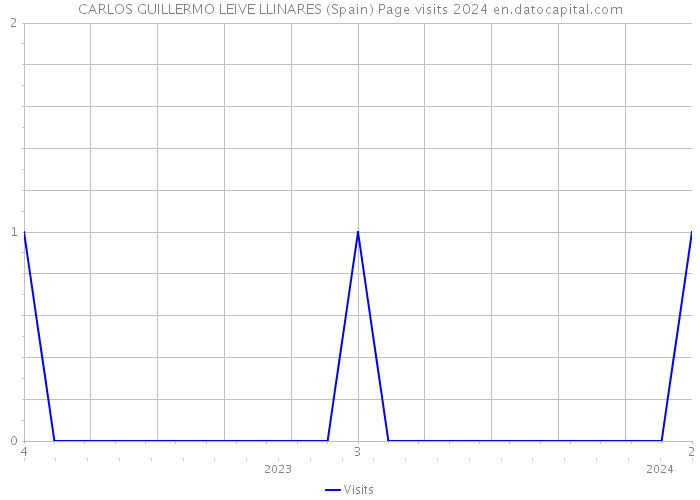 CARLOS GUILLERMO LEIVE LLINARES (Spain) Page visits 2024 