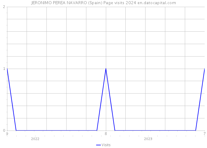 JERONIMO PEREA NAVARRO (Spain) Page visits 2024 