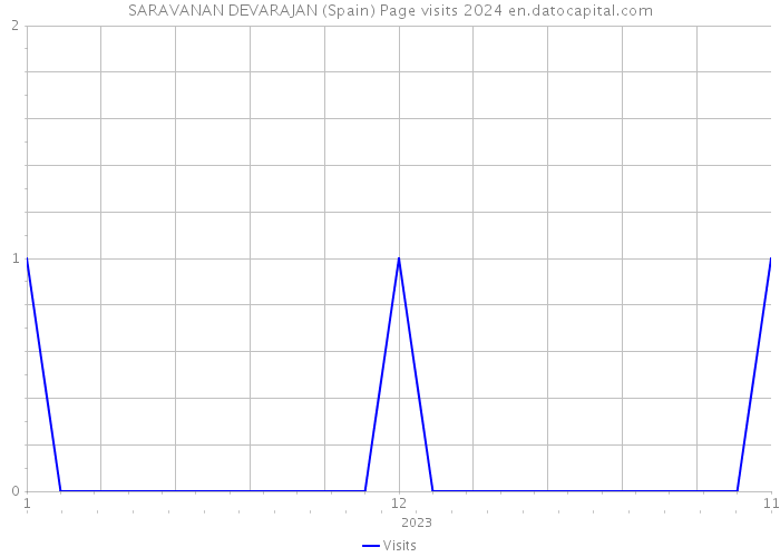 SARAVANAN DEVARAJAN (Spain) Page visits 2024 