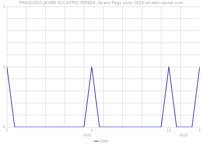FRANCISCO JAVIER SOCASTRO PEREDA (Spain) Page visits 2024 