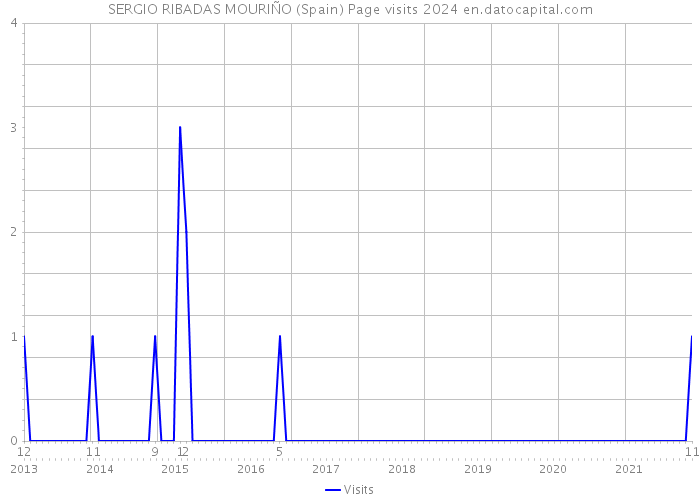 SERGIO RIBADAS MOURIÑO (Spain) Page visits 2024 