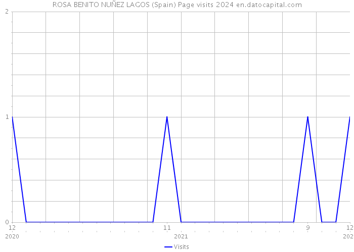 ROSA BENITO NUÑEZ LAGOS (Spain) Page visits 2024 