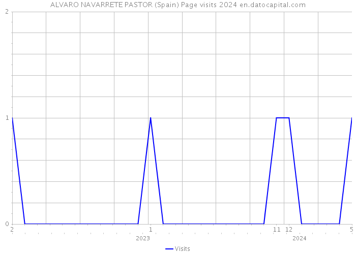 ALVARO NAVARRETE PASTOR (Spain) Page visits 2024 