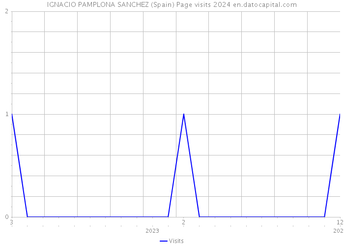 IGNACIO PAMPLONA SANCHEZ (Spain) Page visits 2024 