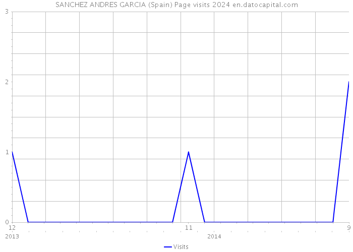 SANCHEZ ANDRES GARCIA (Spain) Page visits 2024 