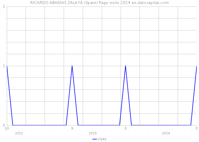 RICARDO ABADIAS ZALAYA (Spain) Page visits 2024 