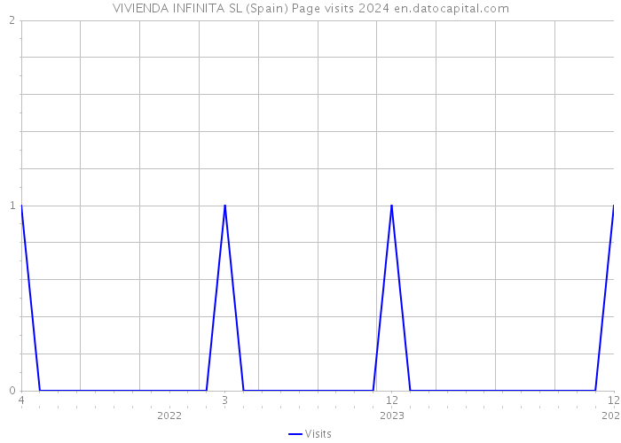 VIVIENDA INFINITA SL (Spain) Page visits 2024 