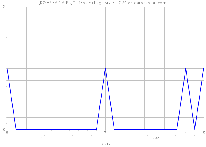 JOSEP BADIA PUJOL (Spain) Page visits 2024 