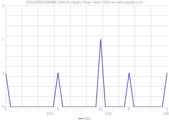 DOLORES FORNER GARCIA (Spain) Page visits 2024 