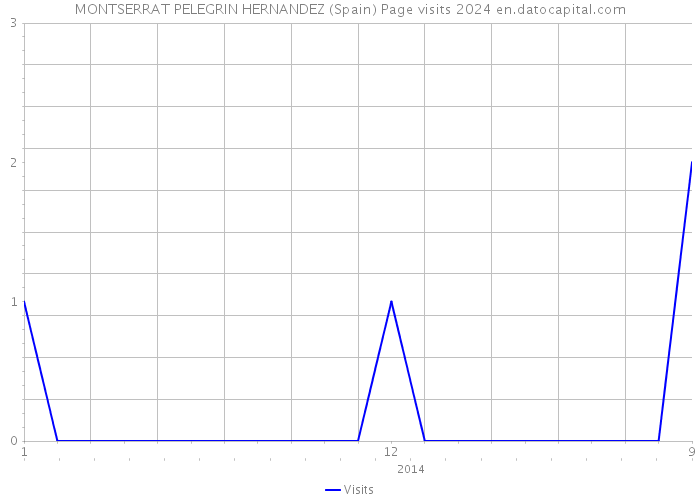 MONTSERRAT PELEGRIN HERNANDEZ (Spain) Page visits 2024 