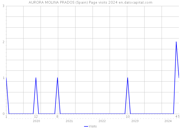 AURORA MOLINA PRADOS (Spain) Page visits 2024 