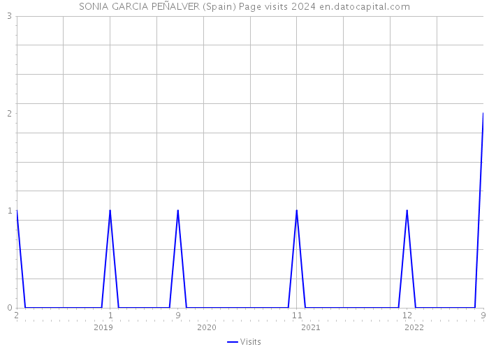 SONIA GARCIA PEÑALVER (Spain) Page visits 2024 