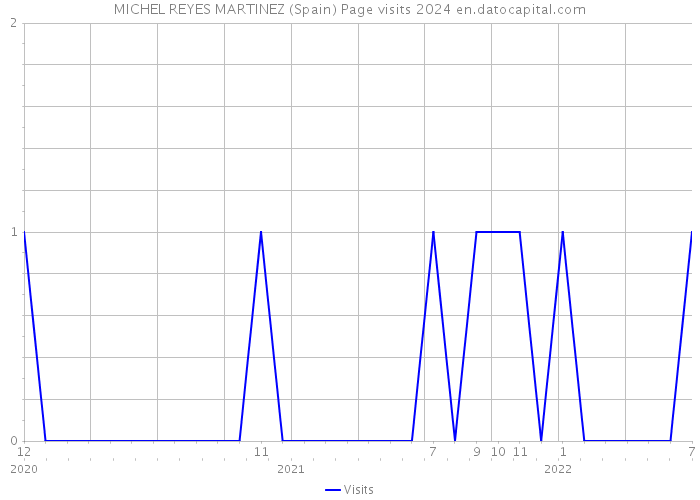 MICHEL REYES MARTINEZ (Spain) Page visits 2024 