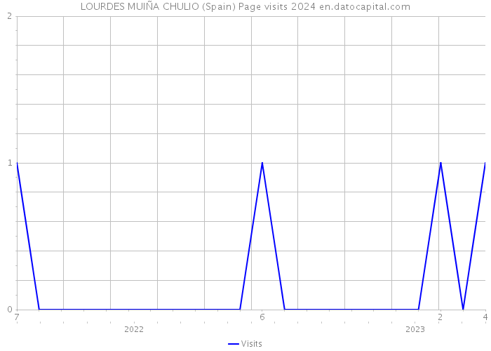 LOURDES MUIÑA CHULIO (Spain) Page visits 2024 