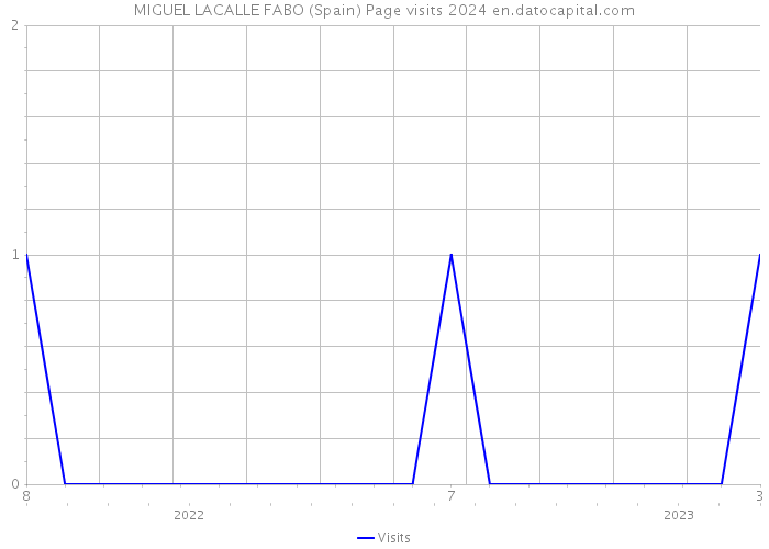 MIGUEL LACALLE FABO (Spain) Page visits 2024 
