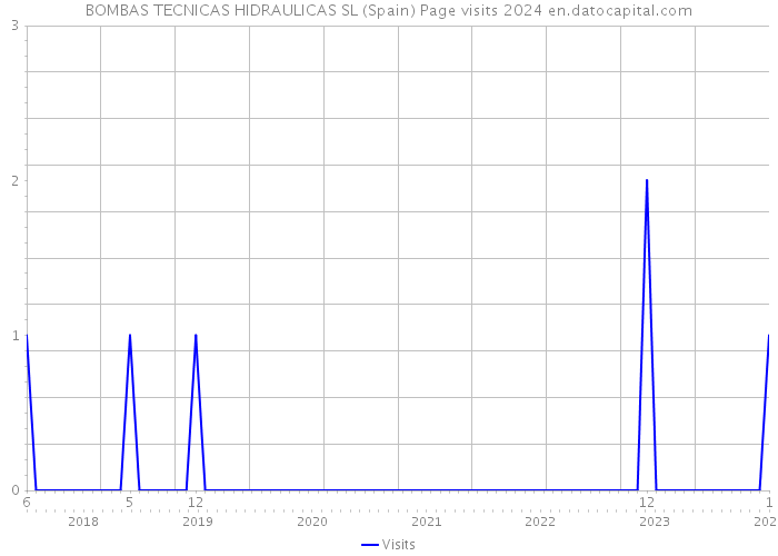 BOMBAS TECNICAS HIDRAULICAS SL (Spain) Page visits 2024 