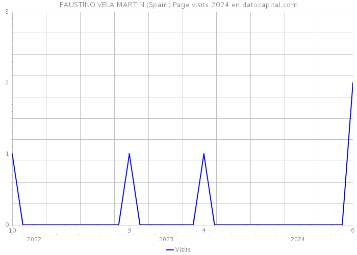 FAUSTINO VELA MARTIN (Spain) Page visits 2024 