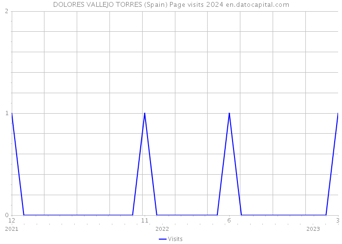 DOLORES VALLEJO TORRES (Spain) Page visits 2024 