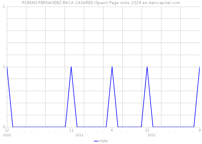 ROMAN FERNANDEZ BACA CASARES (Spain) Page visits 2024 