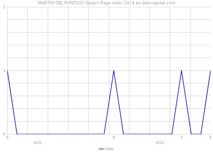 MARTIN DEL PONTIGO (Spain) Page visits 2024 