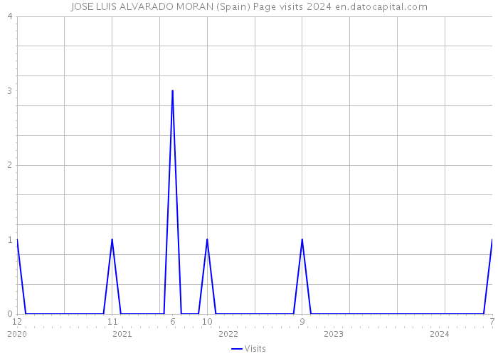 JOSE LUIS ALVARADO MORAN (Spain) Page visits 2024 