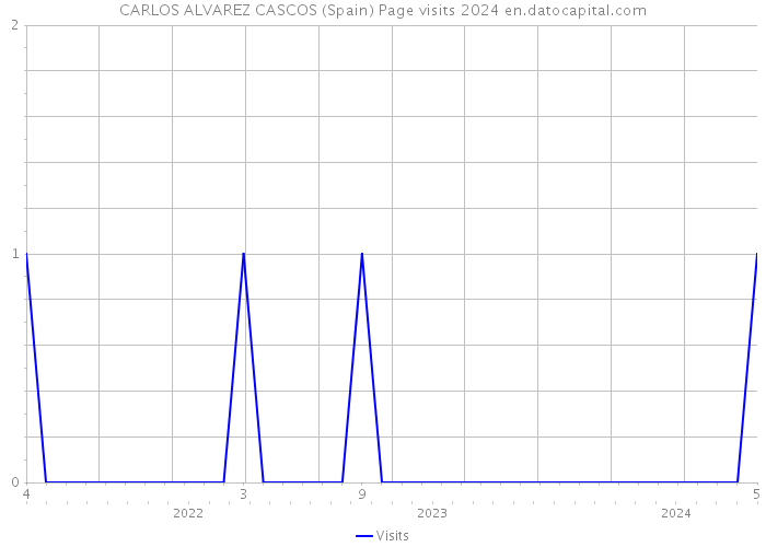 CARLOS ALVAREZ CASCOS (Spain) Page visits 2024 