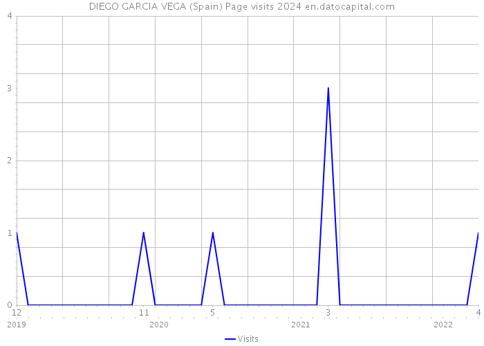 DIEGO GARCIA VEGA (Spain) Page visits 2024 