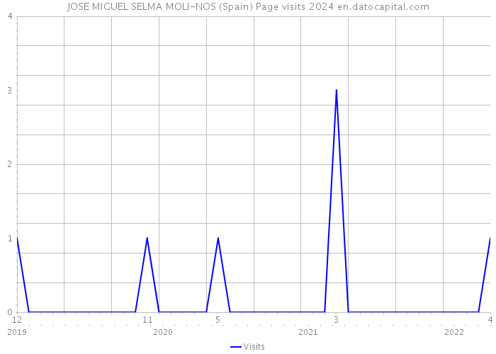JOSE MIGUEL SELMA MOLI-NOS (Spain) Page visits 2024 
