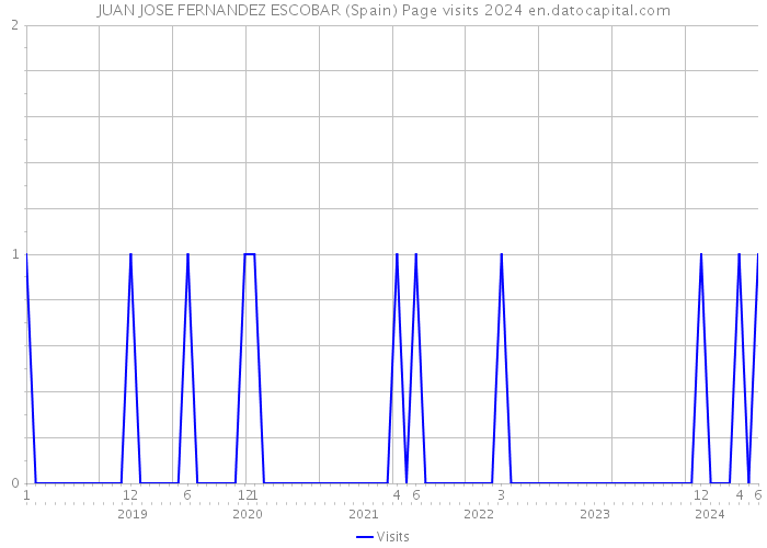 JUAN JOSE FERNANDEZ ESCOBAR (Spain) Page visits 2024 