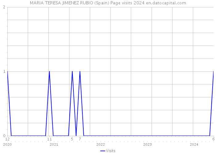 MARIA TERESA JIMENEZ RUBIO (Spain) Page visits 2024 