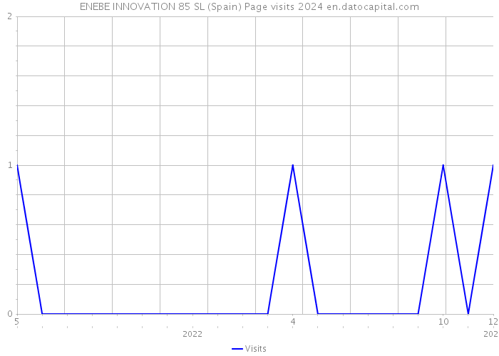 ENEBE INNOVATION 85 SL (Spain) Page visits 2024 