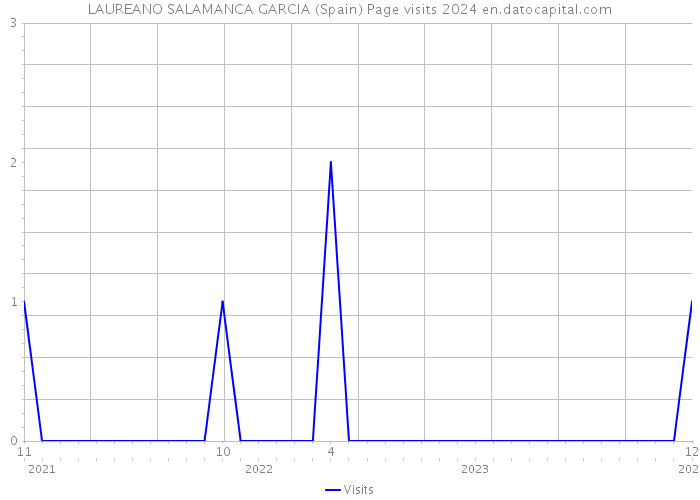 LAUREANO SALAMANCA GARCIA (Spain) Page visits 2024 