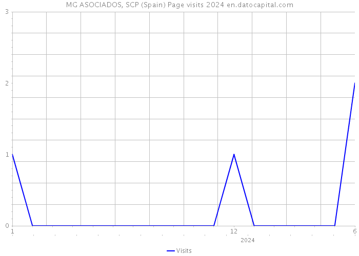 MG ASOCIADOS, SCP (Spain) Page visits 2024 