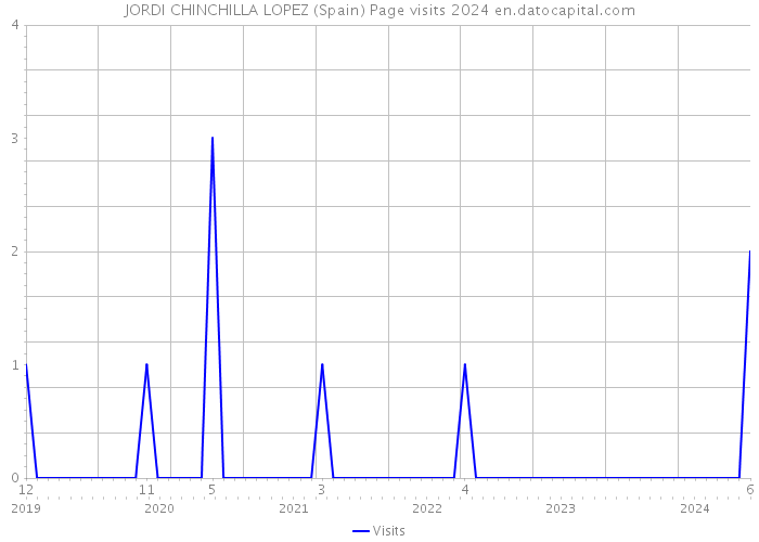 JORDI CHINCHILLA LOPEZ (Spain) Page visits 2024 