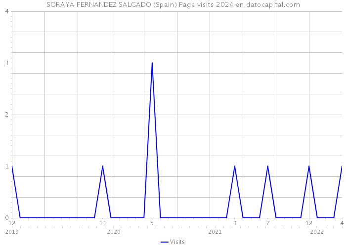 SORAYA FERNANDEZ SALGADO (Spain) Page visits 2024 