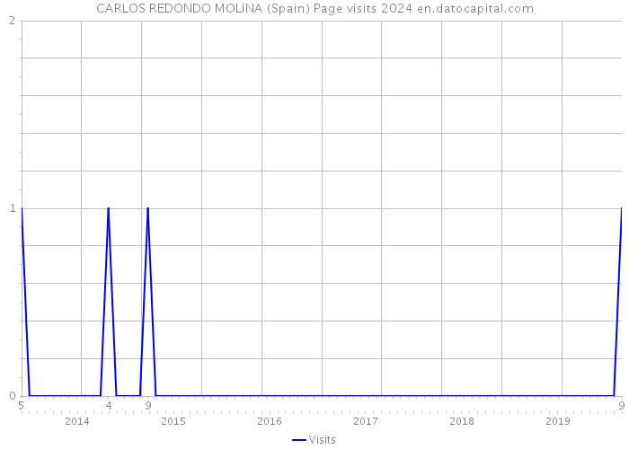 CARLOS REDONDO MOLINA (Spain) Page visits 2024 